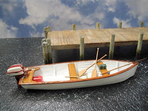 O Scale Utility Boat Kit Waterline Hull