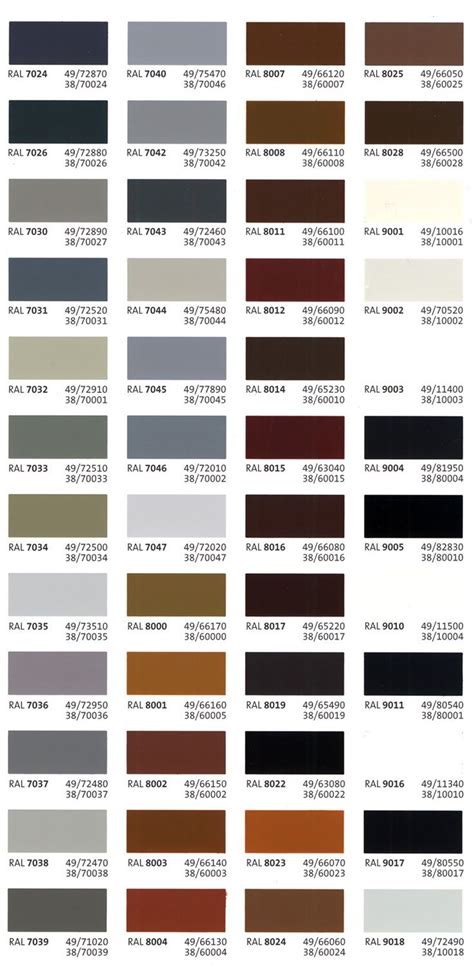 Image Result For Colours Compliment Ral 7043 Ral Color Chart Ral