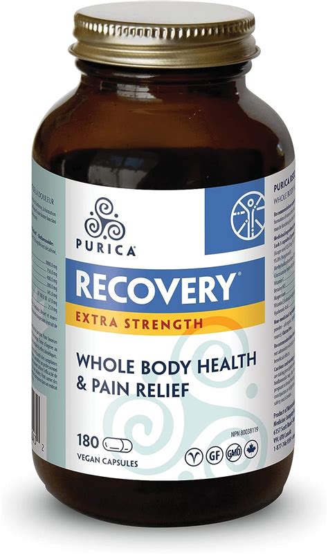 Purica Recovery Extra Strength Whole Body Health And Pain Relief