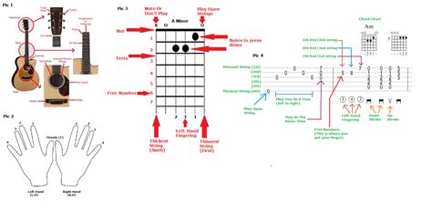 You read the diagrams first from left to right and then from right to left. how_to_read_chord_charts - GuitarLone.com