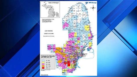 Dte Power Outage Map Mi Zone Map