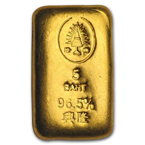 Buy 7620 Gram Gold Bar Thailand 5 Baht Apmex