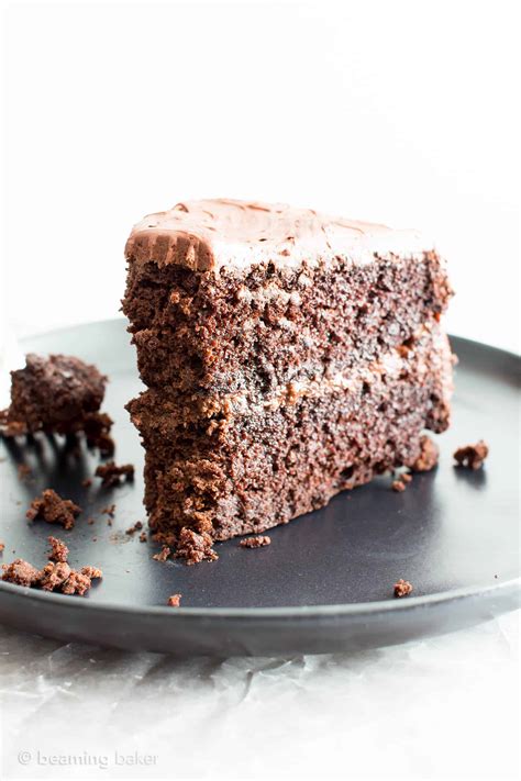 This bowl of fluffy goodness has just the right counter balancing dash of himalayan sea salt. Vegan Gluten Free Chocolate Cake Recipe (Dairy-Free ...