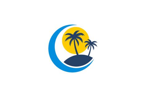 Beach Logo Graphic By Skyacegraphic0220 · Creative Fabrica
