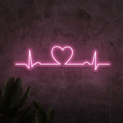 Led Neon Light Sig 17x8 Pink Love Neon Sign Wall Hanging 47 Off