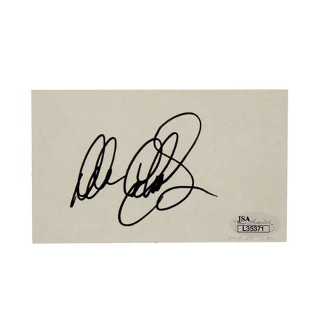 Dale Earnhardt Autographed Signed Sr Cut Signature Jsa