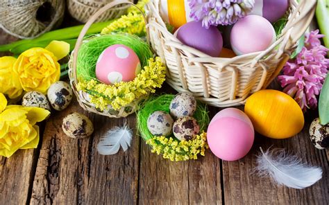 Download Wallpapers Easter Spring Holidays Easter Eggs Spring