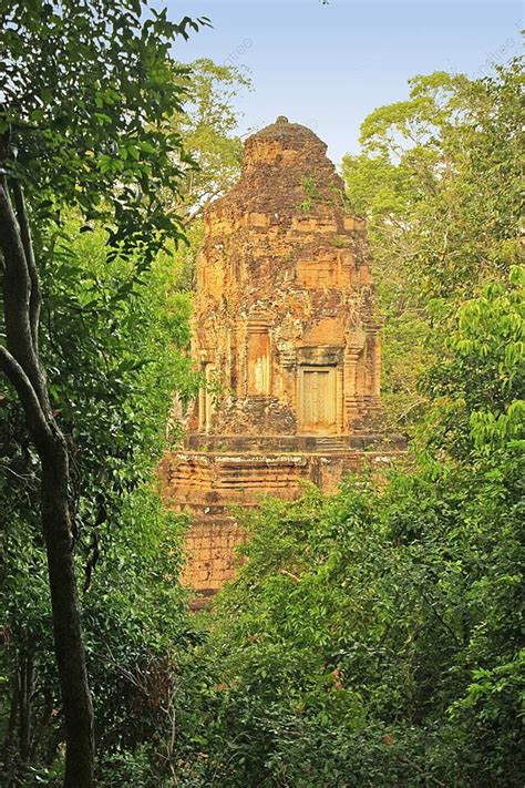 Baksei Chamkrong Temple Angkor Area Hindu Ancient Cambodia Photo