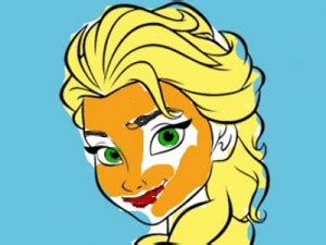 Annem i̇le 3 renk frozen karlar ülkesi elsa anna karakter boyama challenge! Balon Boyama Oyunu