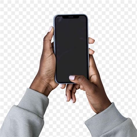 Hands Holding A Smartphone Transparent Png Premium Image By Rawpixel