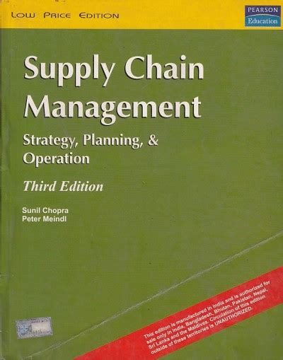 Supply Chain Management Pearson