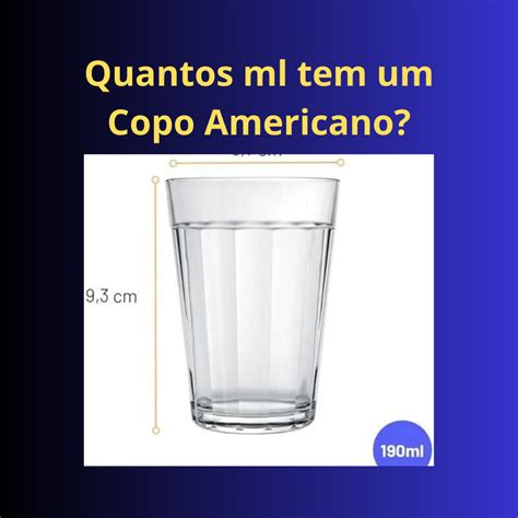 Capacidade Do Copo Americano