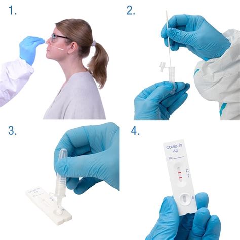 Clongene 10 Tablets Covid 19 Antigen Rapid Test Kit Nasal Swab 15