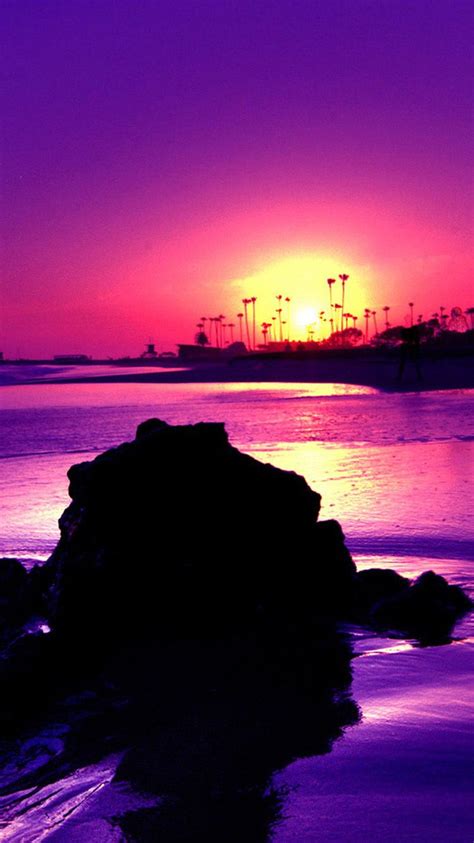 Purple Sunset Hawaii Beach Wallpapers 4k Hd Purple Sunset Hawaii