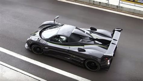 One Off Pagani Zonda 760 Lm Roadster Hits The Track Video