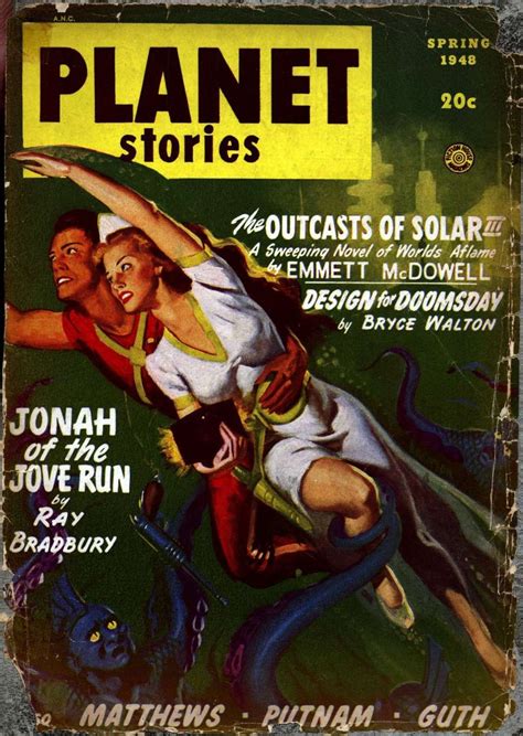 Comic Book Cover For Planet Stories V Pulp Fiction Novel Pulp