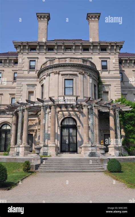 The Breakers Mansion In Newport Rhode Island Stock Photo Alamy