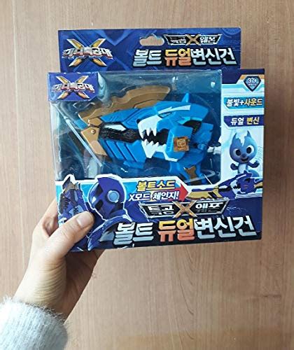 Nicetoy Mini Force X Ranger Weapon Bolt Blue Transweapon Gun Sword Toy