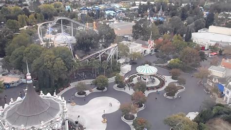 Star Tower On Ride Pov Californias Great America Observation Tower