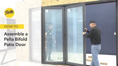 Pella Bifold Patio Door Assembly And Installation Youtube