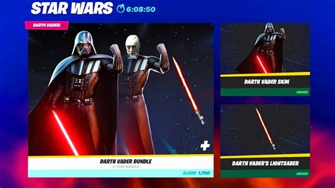 New Darth Vader Skin In Fortnite Update