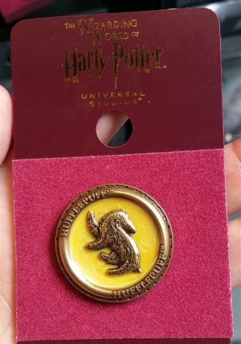 Wizarding World Of Harry Potter Trading Pin Hufflepuff Swirl Enamel