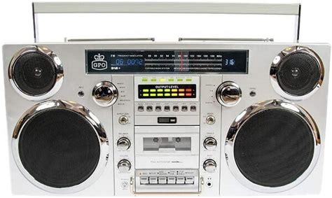 Gpo Brooklyn Boombox The 1980s Cd And Cassette Player With Bluetooth Speaker The Foyager