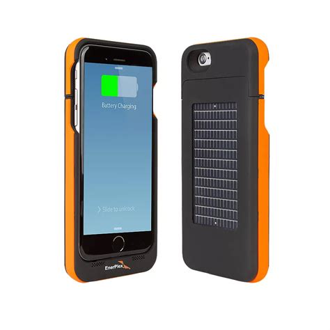 Enerplex Surfr Orange Iphone 6 Solar Charging Case The Home Depot Canada