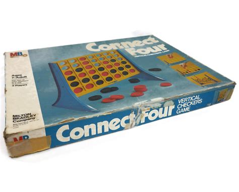 Vintage Connect Four Game Milton Bradley Company 1978 Etsy