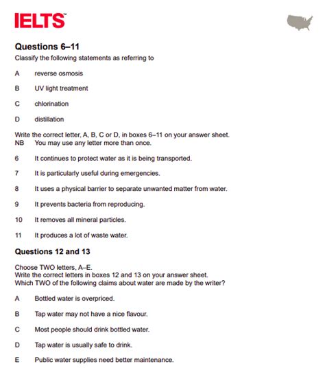 Ielts Sample Tests Pdf Download Exam Pattern Questions With Answers