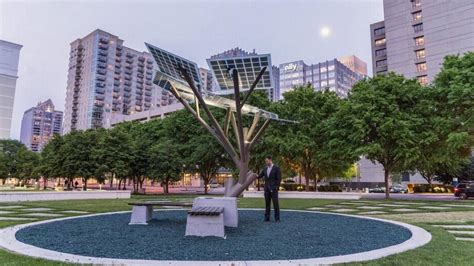Solar Powered Street Tree Sprouts Uptown Charlotte Observer