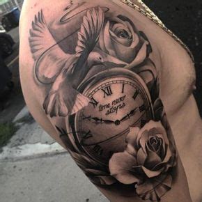 Image Result For Clock Tattoo Klok Tatoeages Tatoeage Idee N En