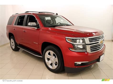 2015 Crystal Red Tintcoat Chevrolet Tahoe Ltz 4wd 117016565 Photo 14