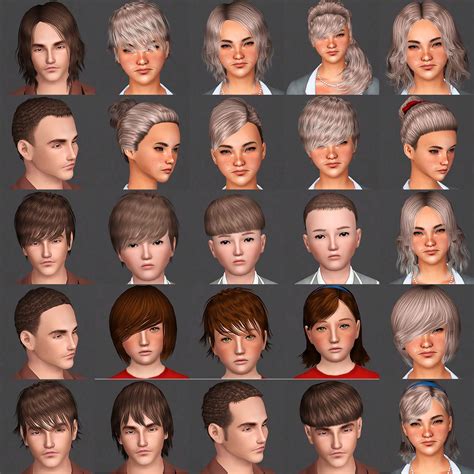Ea Ep02 Ambitions → Dropbox Hair Styles Sims 3 Elegant Hairstyles