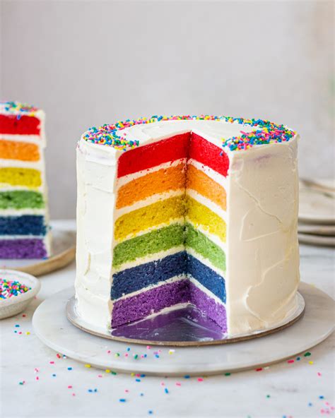 Eggless Rainbow Cake Bake With Shivesh