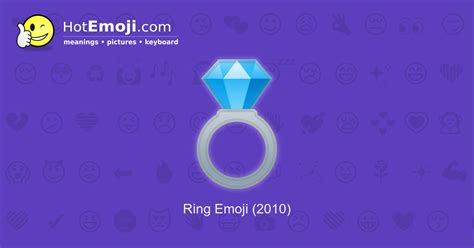 💍 Ring Emoji Meaning With Pictures From A To Z