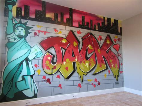Graffiti wall decor teens bedroom design elegant apartment ideas. Bedroom Wall Graffiti Murals