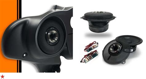 Harley Street Glide Diamond Audio Pro Speaker Kit Includes Mspro65