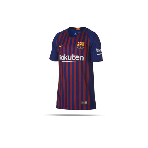 Die offiziellen fussball trikots von 1. NIKE FC Barcelona Trikot Home 18/19 Kinder (456) in Blau