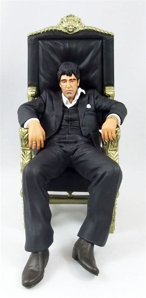 Scarface Sd Toys Statuette Pvc 16cm Tony Montana On Throne Al