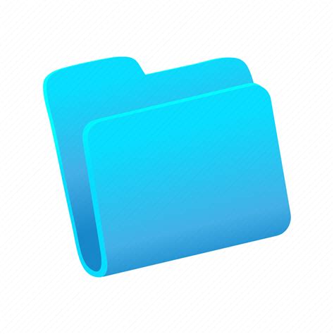Vector Folder Blue Icon Smooth Leopard Iconset Mcdo Design