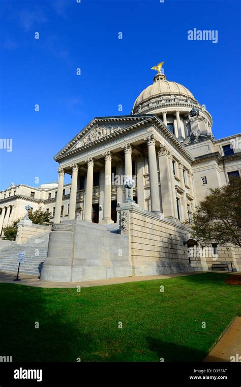 Jackson Mississippi Capitol Building High Resolution Stock Photography