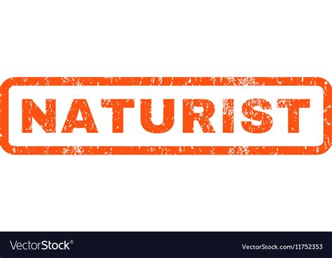 Naturist Rubber Stamp Royalty Free Vector Image