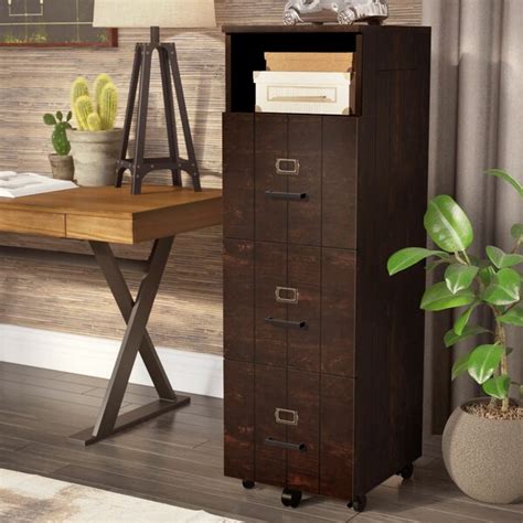 The file cabinets were also coffins for old boring files, the kinds of paperwork headed straight toward the paper shredder: 17 Stories Kaj Industrial 3 Drawer Vertical Filing Cabinet ...