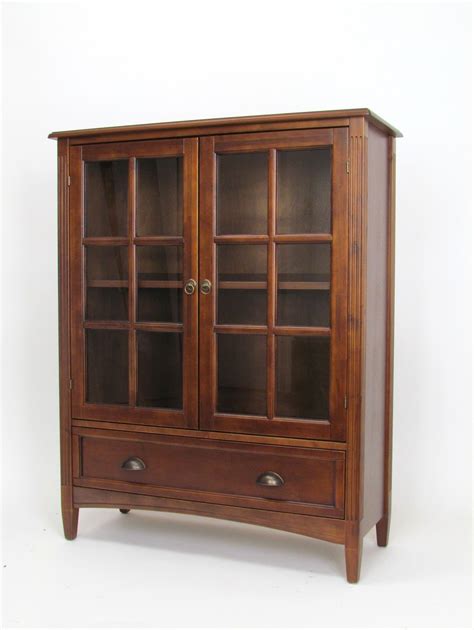 Oak Bookcases With Glass Doors Ideas On Foter