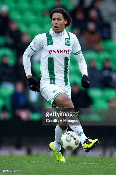 Virgil Van Dijk Of Fc Groningen During The Dutch Eredivise Match