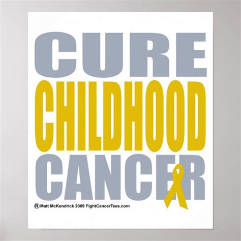Cure Childhood Cancer Poster