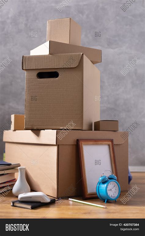 Cardboard Boxes Things Image And Photo Free Trial Bigstock