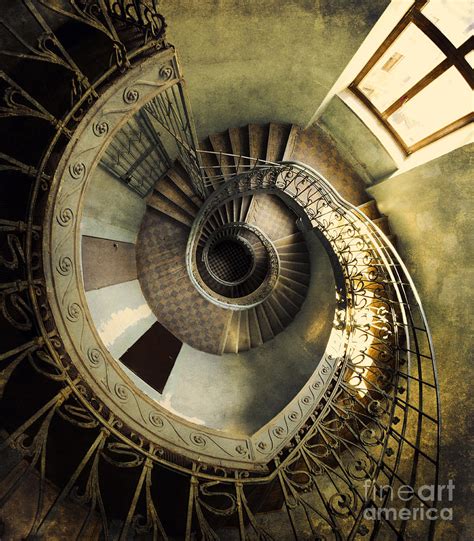Vintage Spiral Staircase Photograph By Jaroslaw Blaminsky Pixels