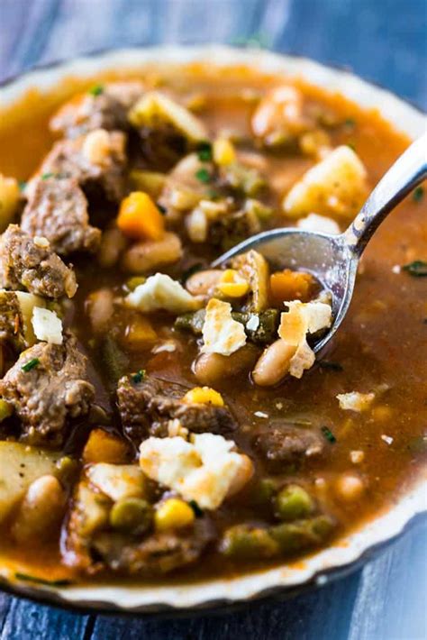 Make a big pot and serve with a hunk of crusty. Homemade Vegetable Beef Soup-- A super flavorful Instant Pot Soup!